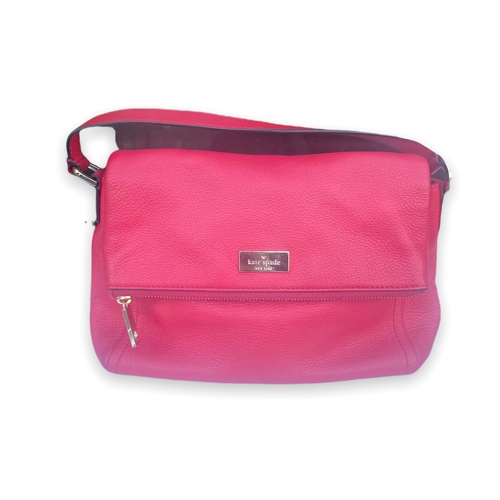 ♠️ kate spade Leila Pebbled Leather Flap Shoulder Bag ♠️ - Picture 15 of 16